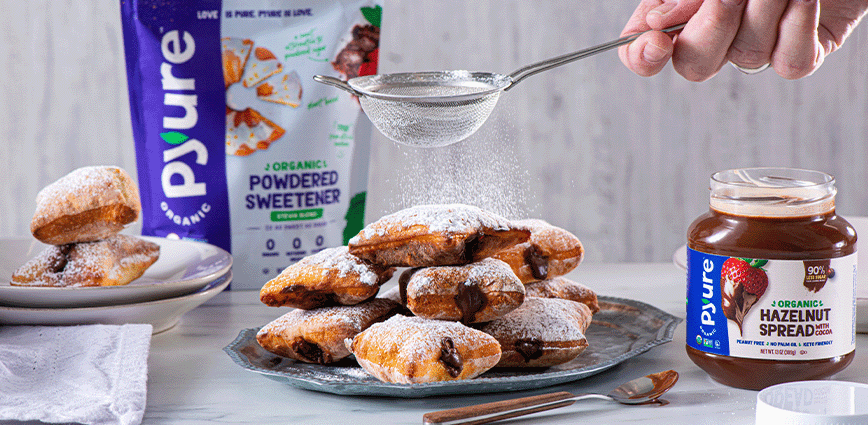 chocolate hazelnut beignets without added sugar recipe