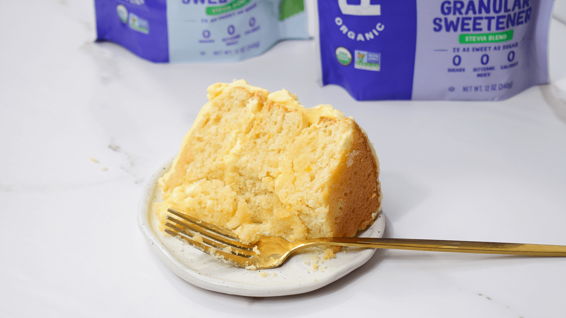 Vegan Sugar-Free Mimosa Cake for Mother's Day (or Any Day) - Pyure