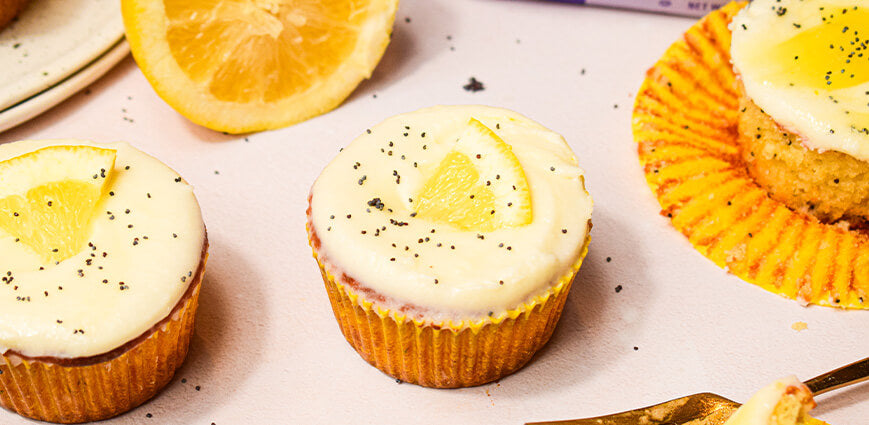 Bright & Zesty Keto Lemon Poppyseed Muffins - Pyure