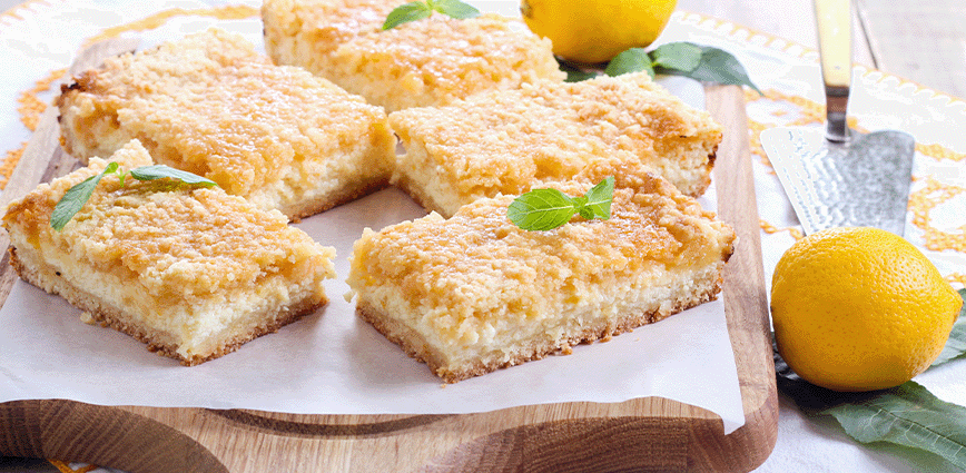 Lemon Cream Cheese Bars - Pyure