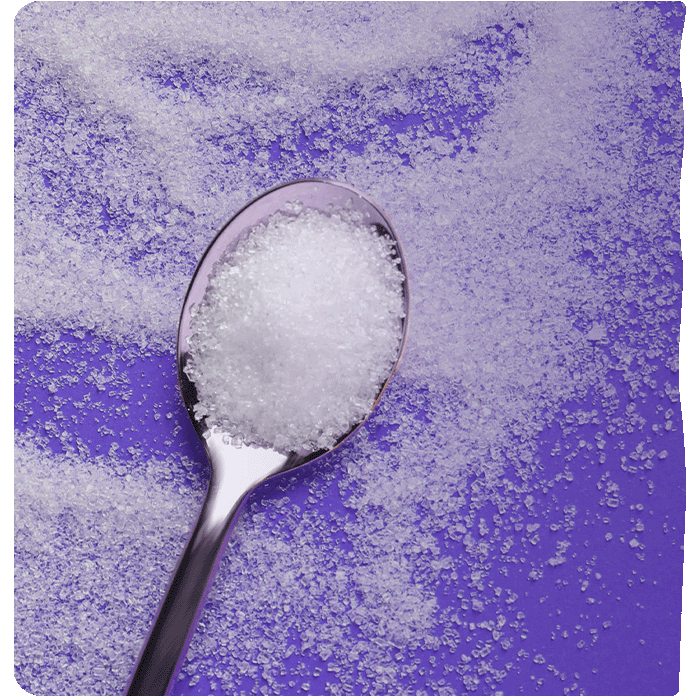 Spoonful of Pyure Organic Sweetener. Discover Pyure's Commercial Ingredients line for food and beverage business.