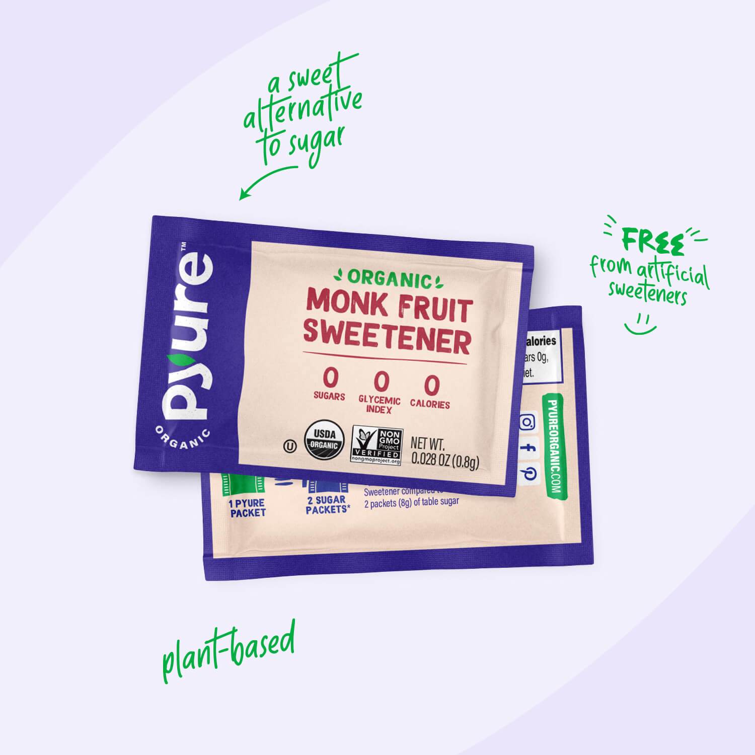 Organic Monk Fruit Sweetener Packets - Pyure