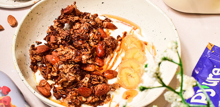 Granola with Pyure - a high-protein, lower sugar recipe