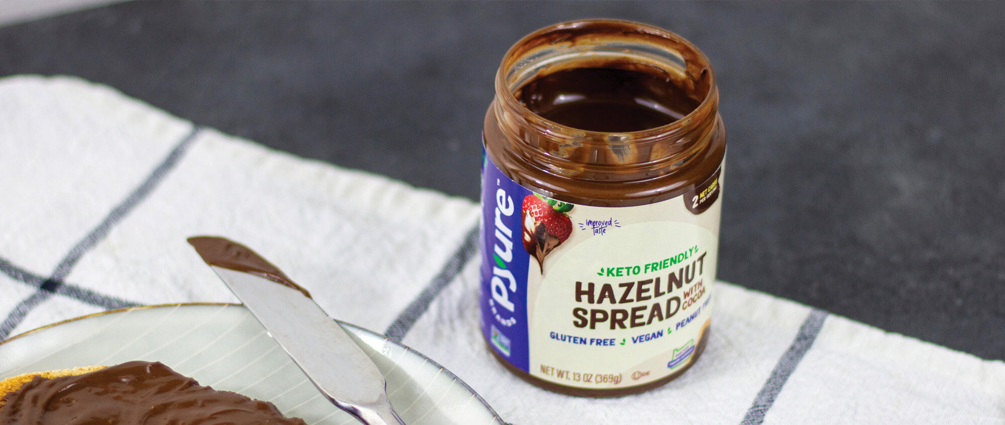 Pyure Hazelnut Spread. Nutella Alternatives you should try 