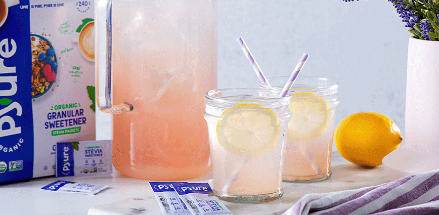 lavender lemonade without added sugar recipe