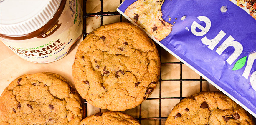 Low Sugar Pumpkin Chocolate Hazelnut Cookies Recipe by Pyure