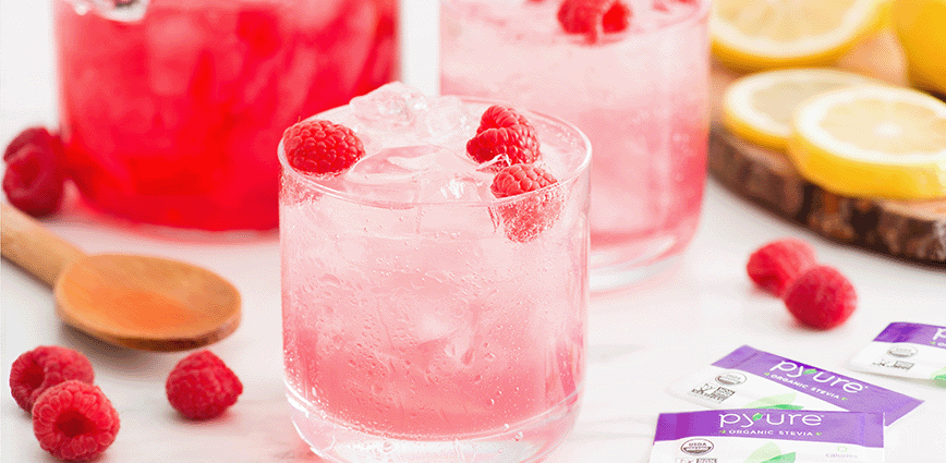 sparkling pink lemonade without added sugar recipe