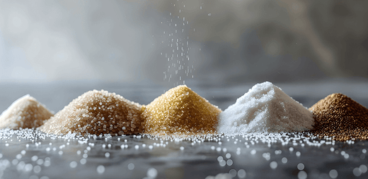 mounds of sugar substitutes for Guide to Sugar Substitutes