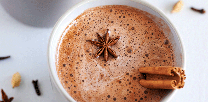 cup of Sugar Free Chocolate Chai from Pyure recipe using stevia