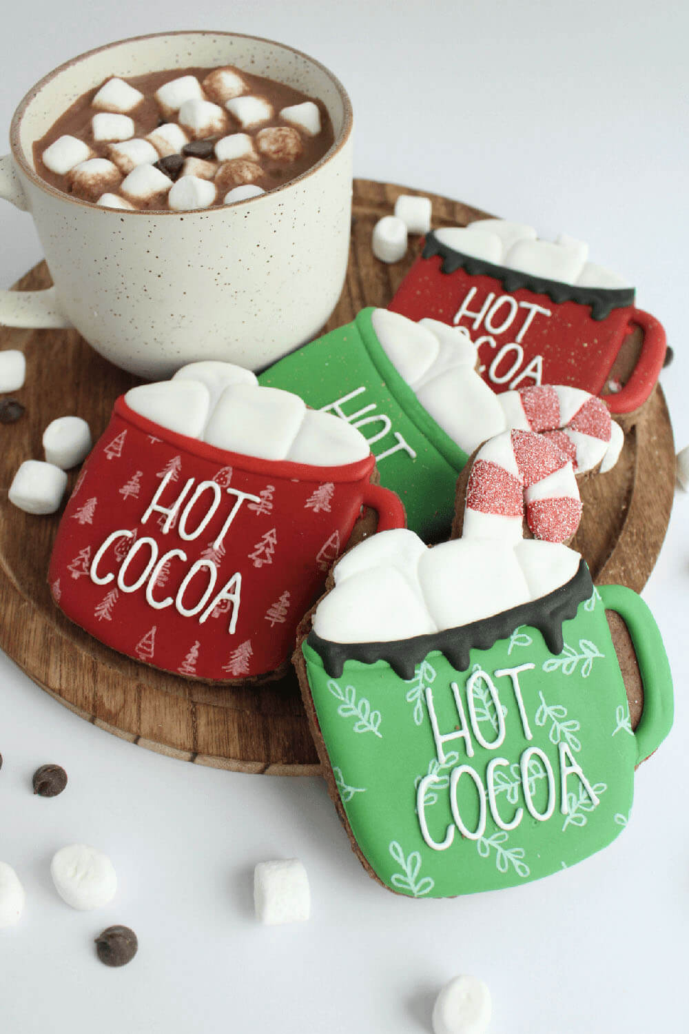 Low Sugar Hot Cocoa Cookies