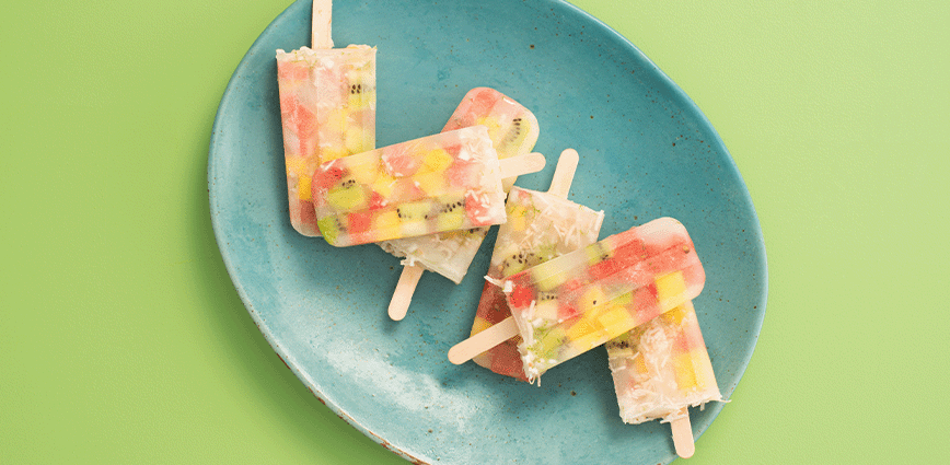 How to Make Tropical Splash Popsicles | Pyure Organic
