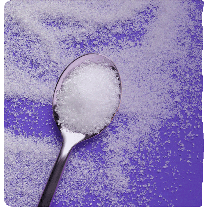 Spoonful of Pyure Organic Sweetener. Discover Pyure's Commercial Ingredients line for food and beverage business. 