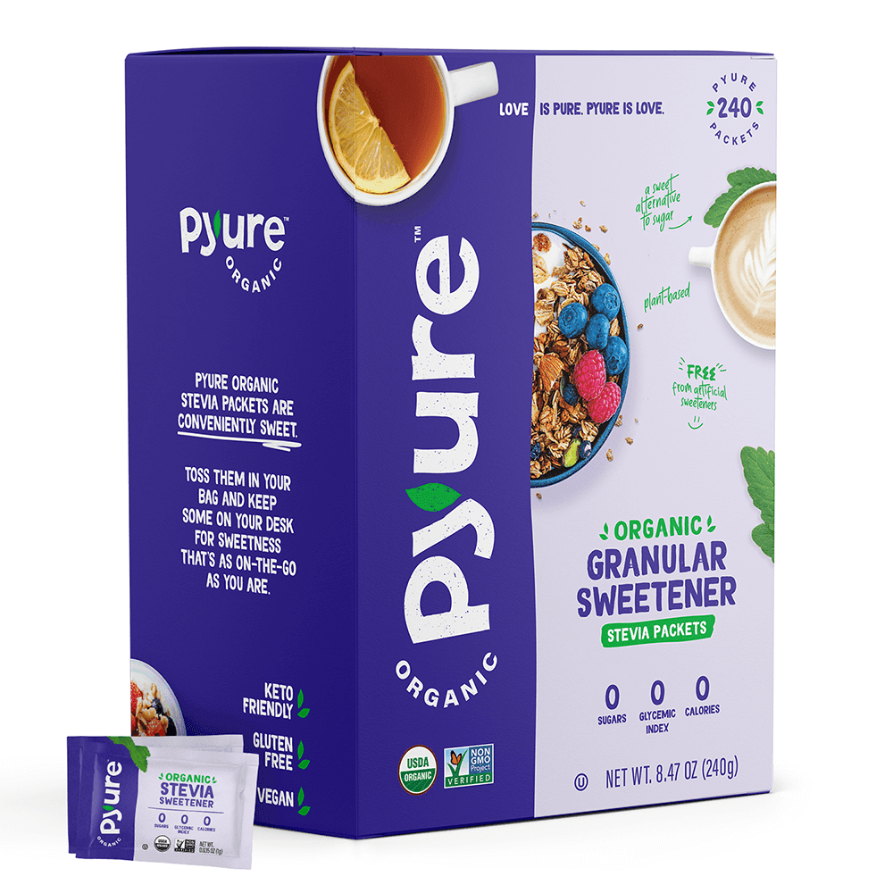 Organic Stevia Sweetener Packets - Pyure