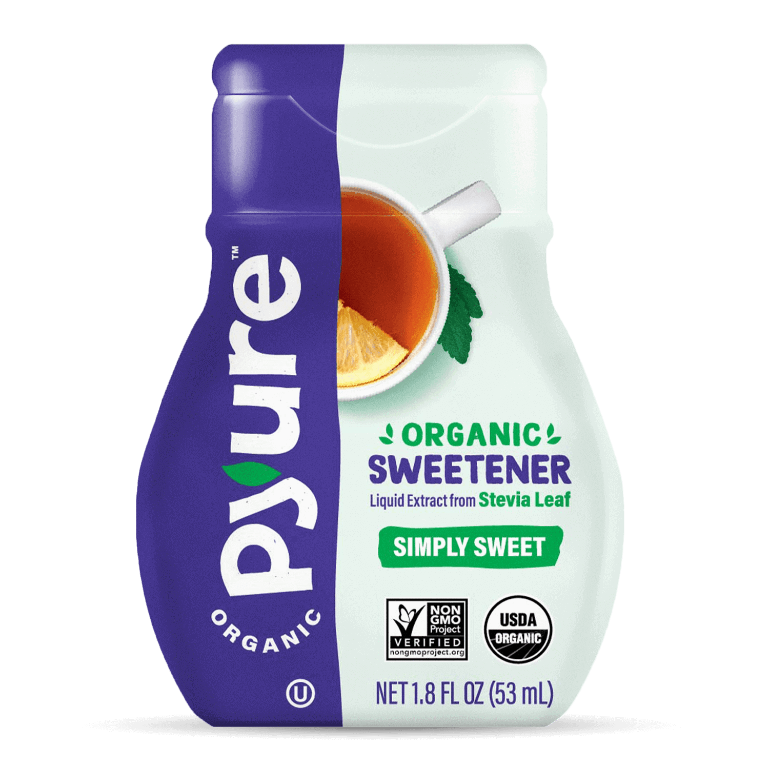 Organic Liquid Stevia Sweetener - Simply Sweet - Pyure