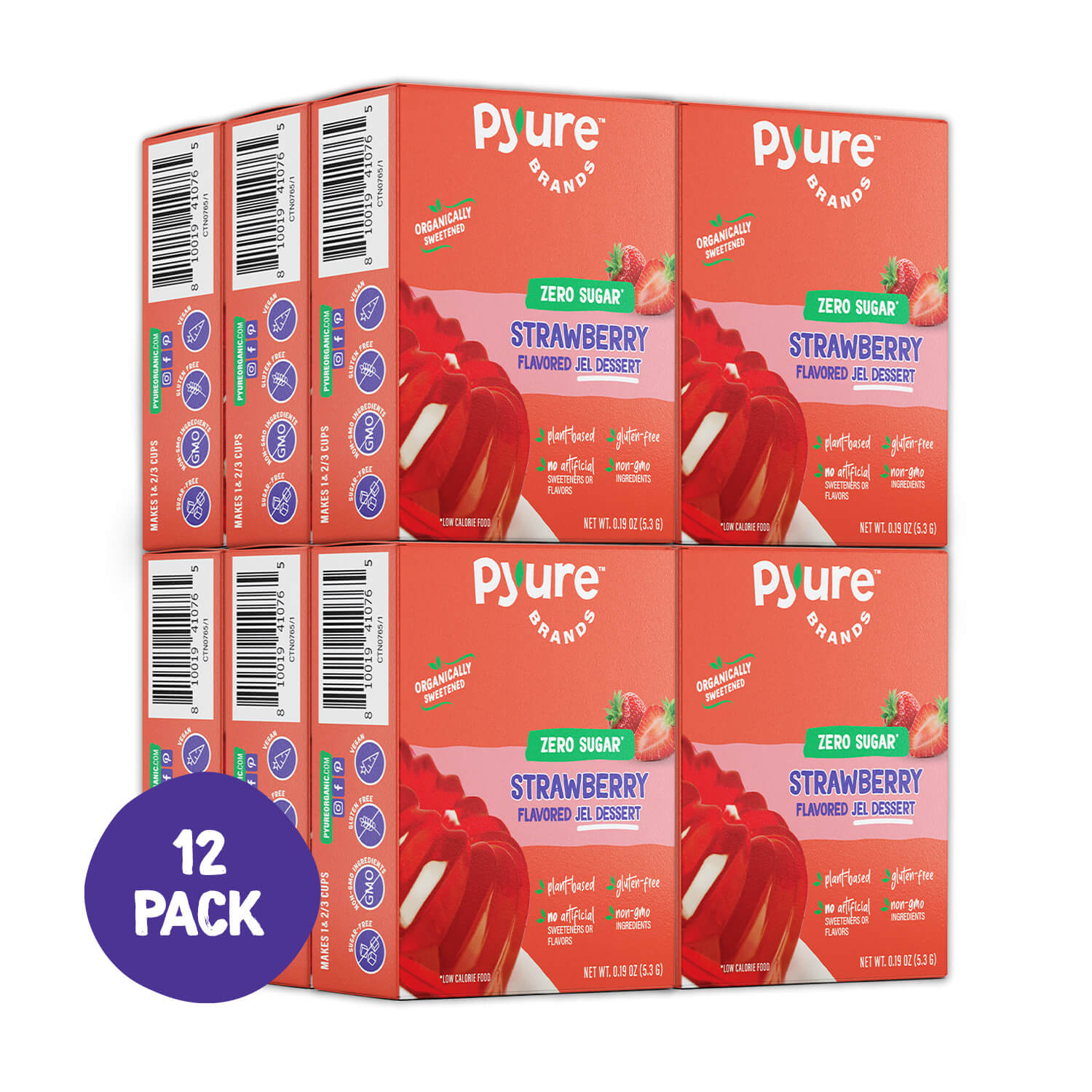 Strawberry Flavored Jel Dessert