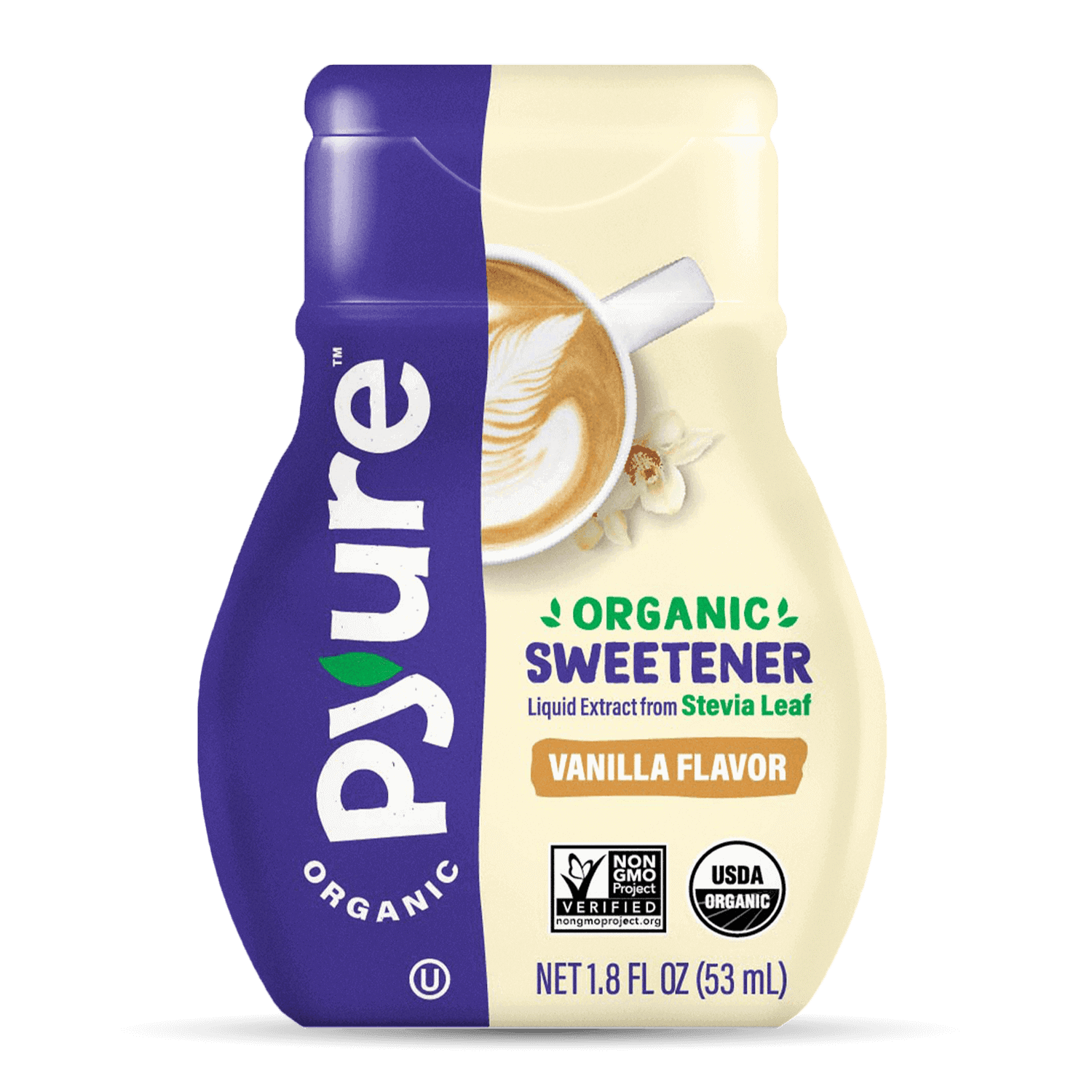 Organic Liquid Stevia Sweetener - Vanilla - Pyure