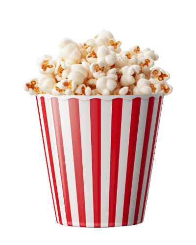 Popcorn. Pyure Bulk Sweeteners are great for food and beverage business. Contact us.